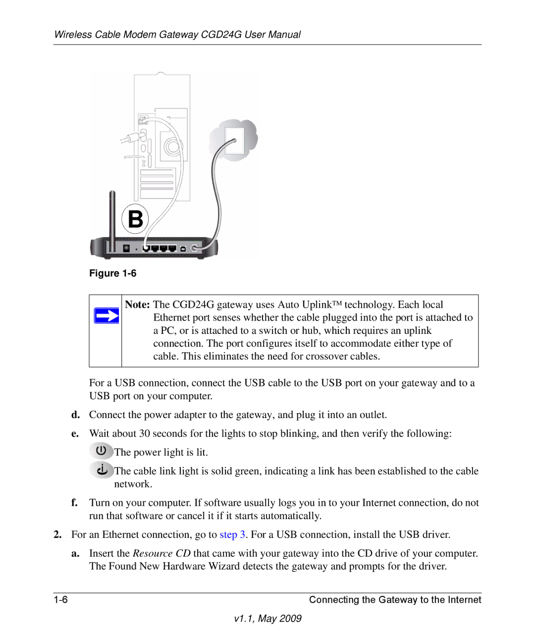 Gateway CGD24G user manual V1.1, May 
