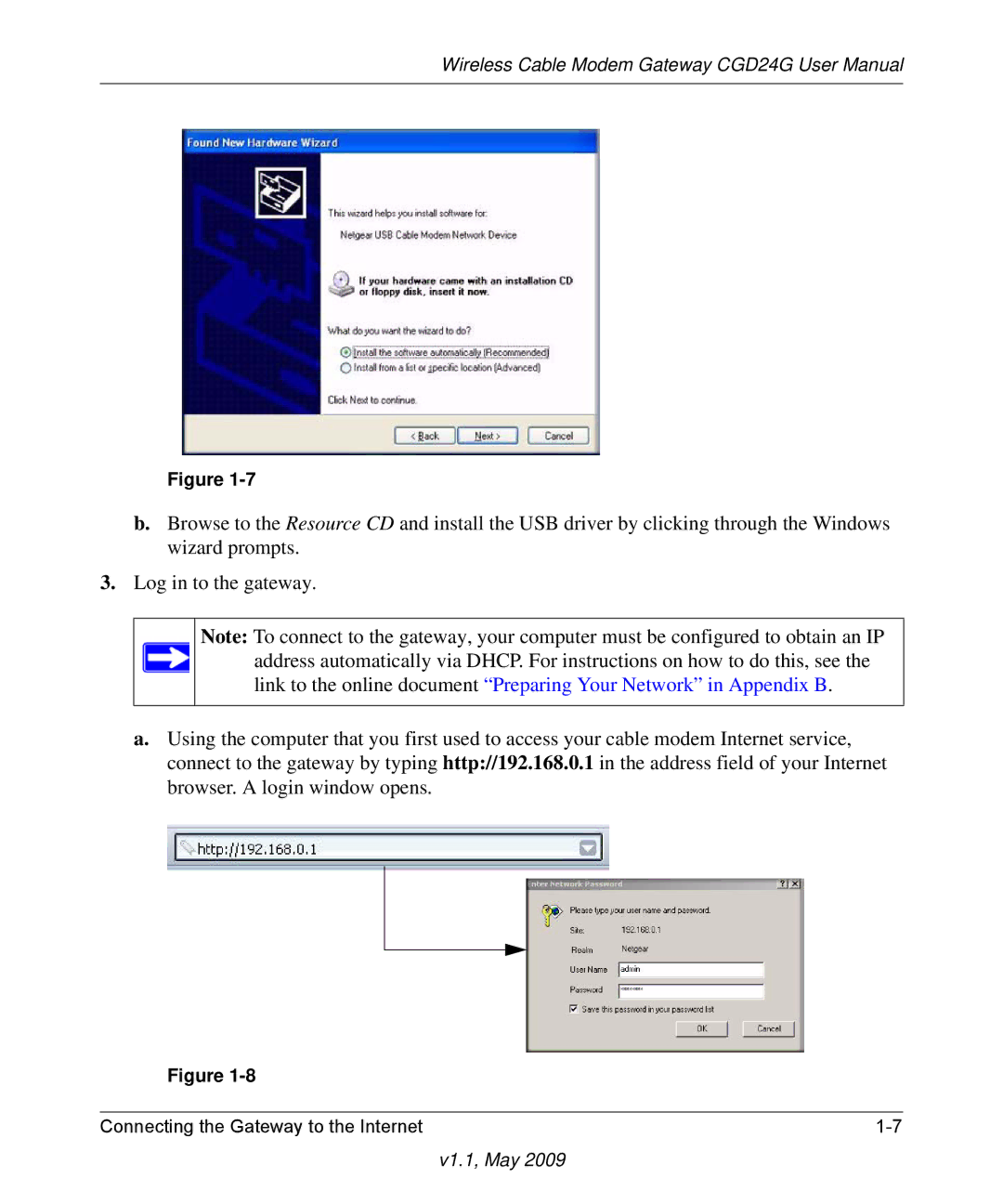 Gateway CGD24G user manual V1.1, May 