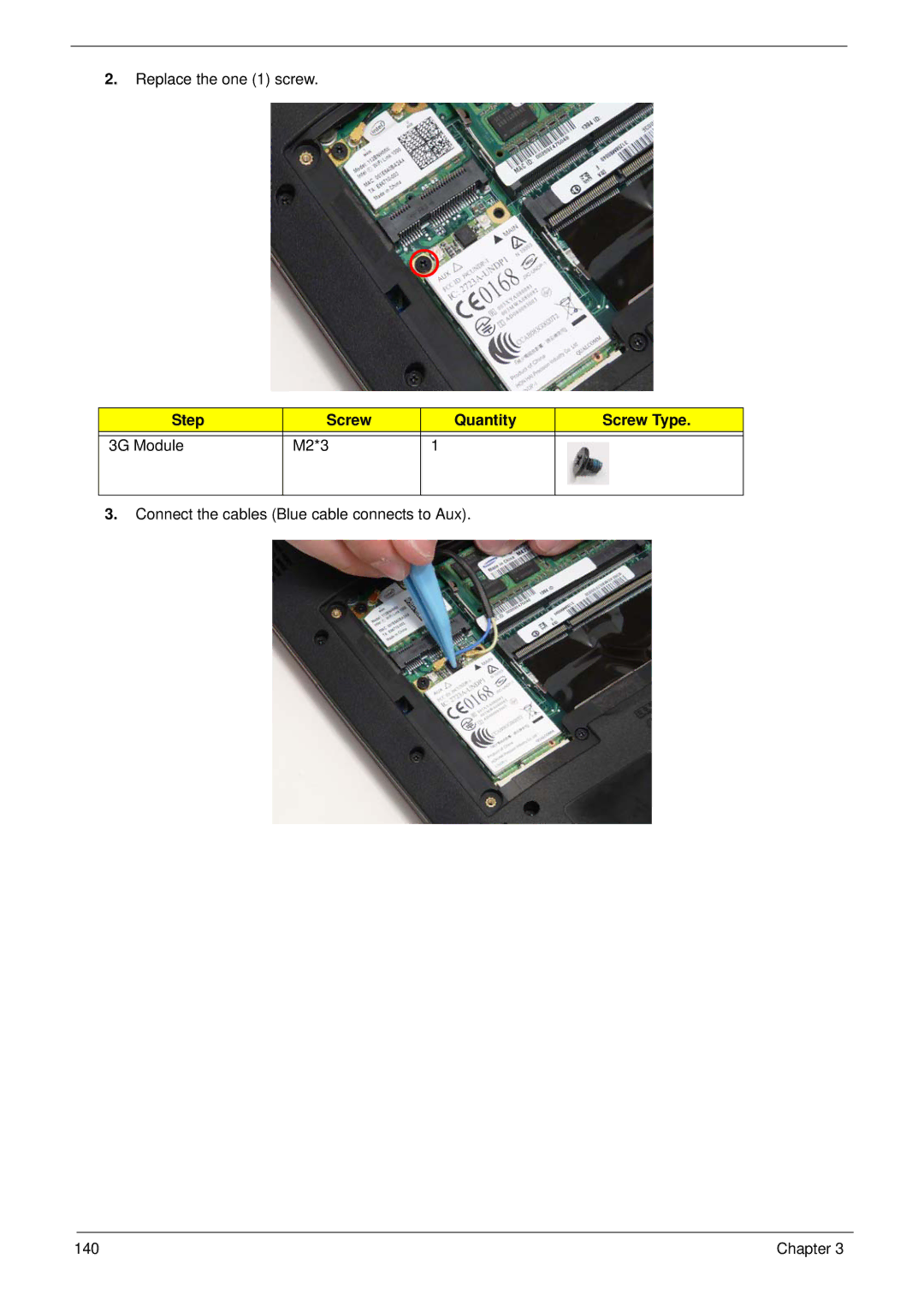 Gateway EC18T manual Connect the cables Blue cable connects to Aux 