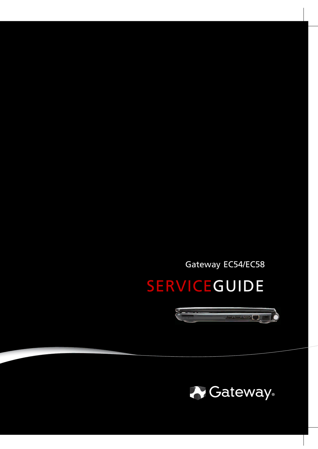 Gateway EC58 manual Serviceguide 