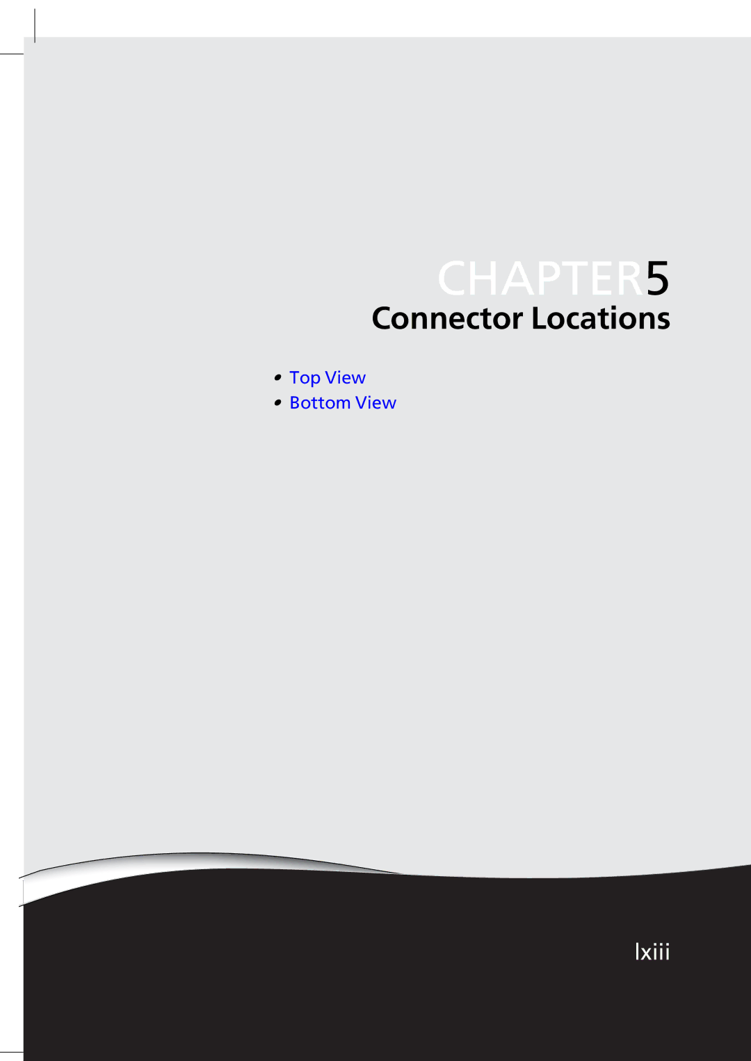 Gateway EC58 manual Connector Locations 