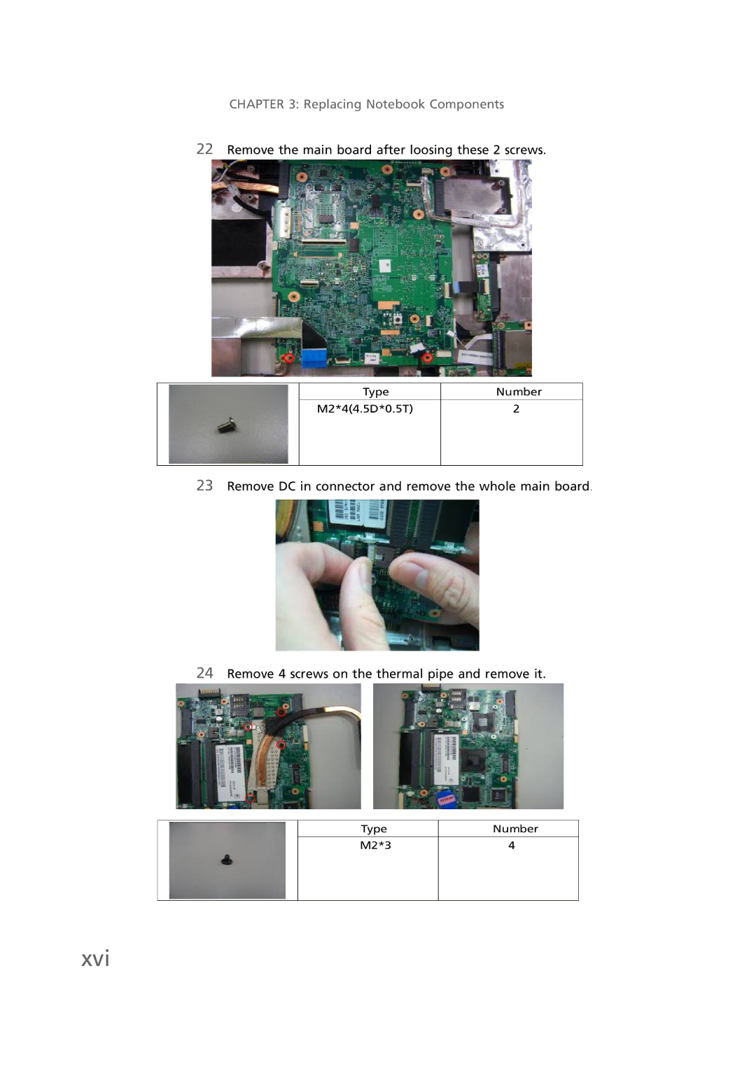 Gateway EC58 manual Xvi 