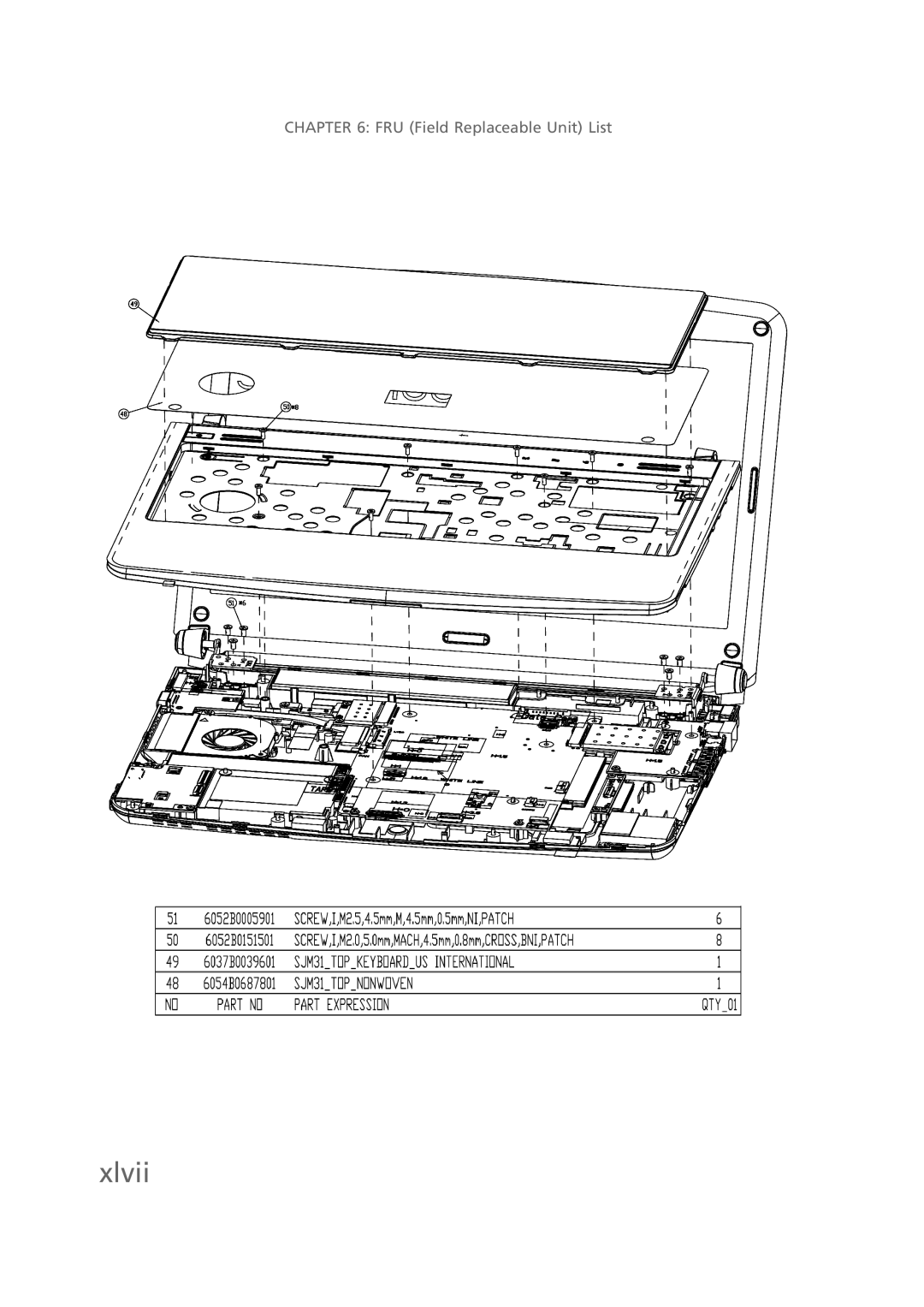 Gateway EC58 manual Xlvii 