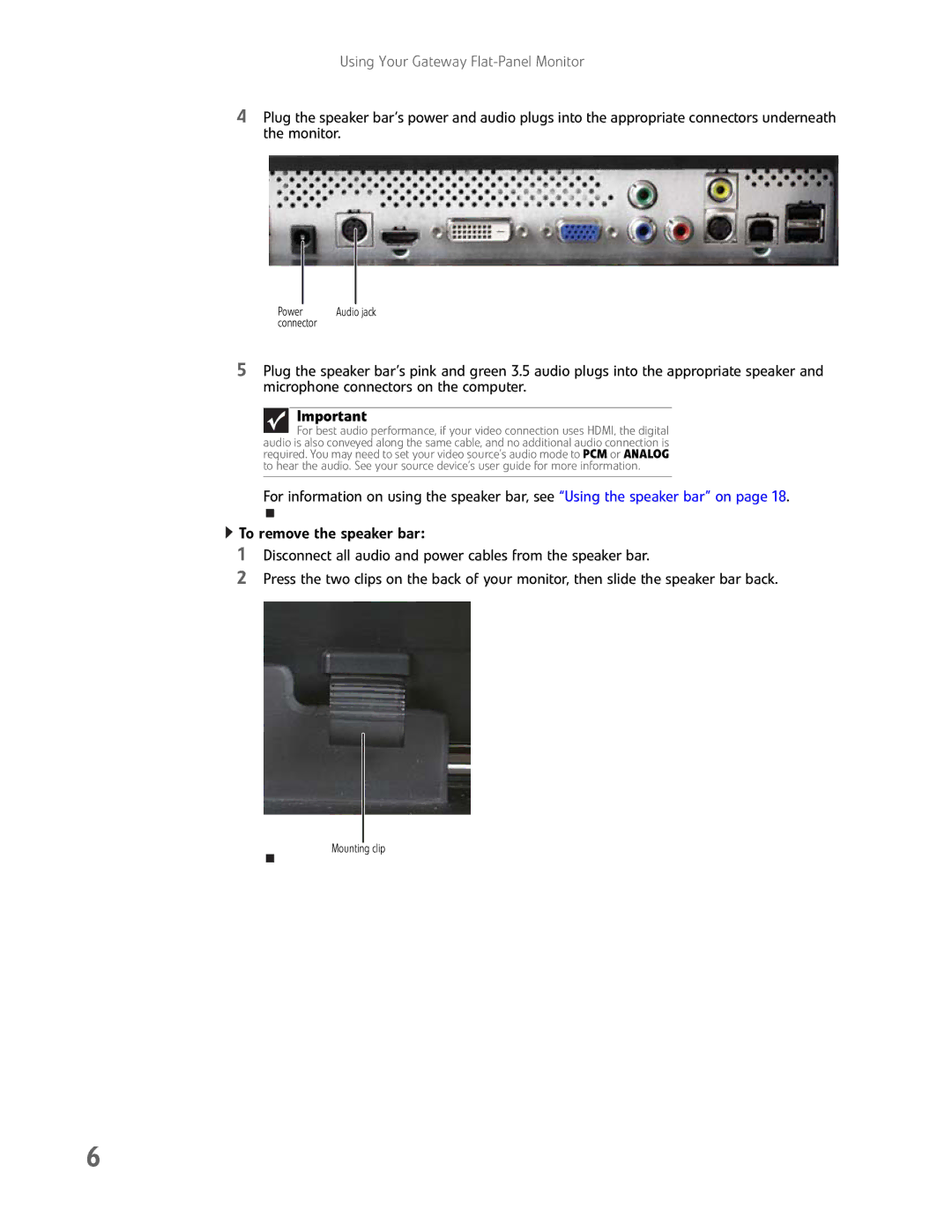 Gateway FHD2400H manual Power 