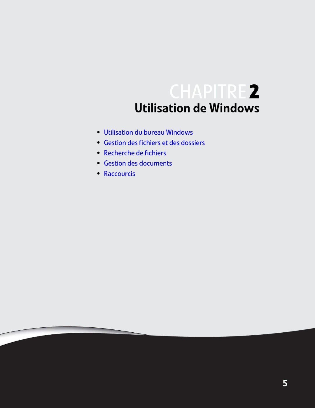 Gateway GM5457H manual CHAPITRE2, Utilisation de Windows 