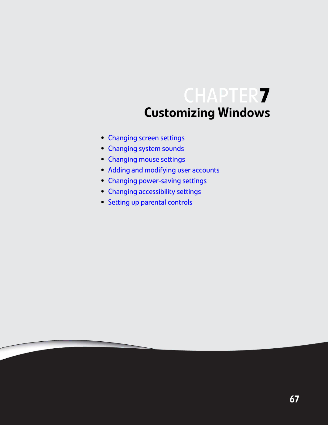 Gateway GM5457H manual Customizing Windows 