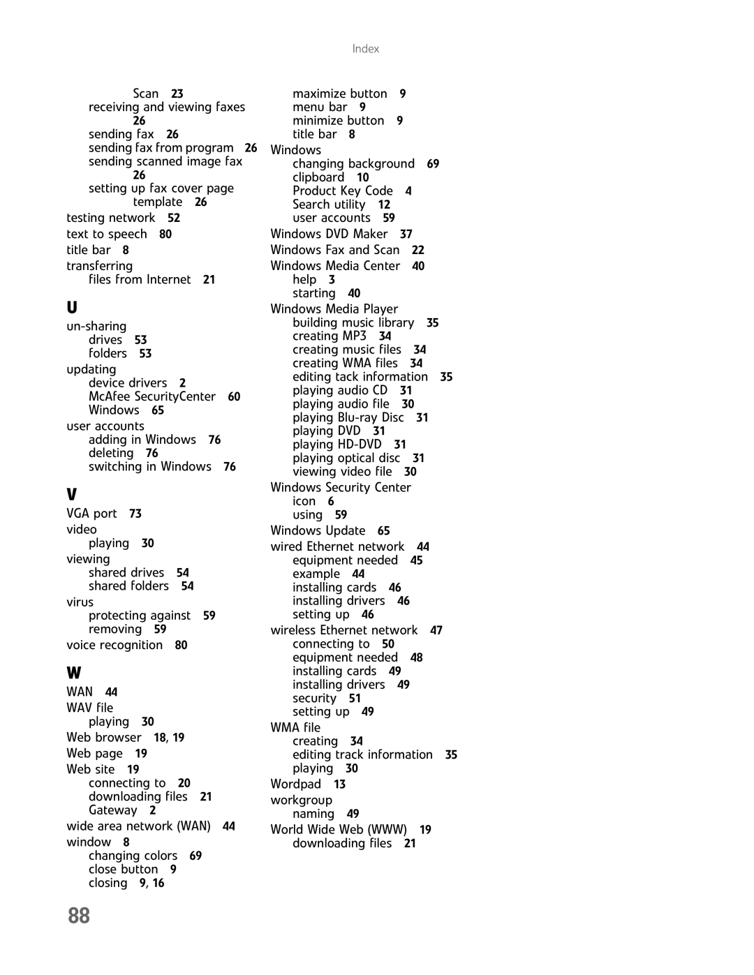 Gateway GM5457H manual Scan 23 receiving and viewing faxes Sending fax 