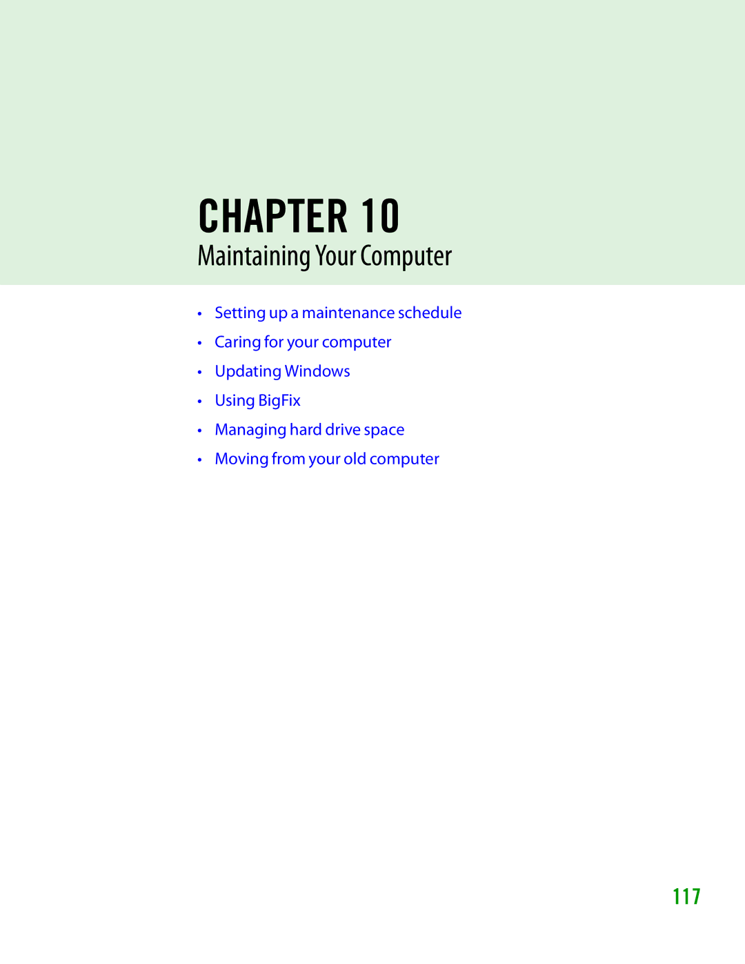 Gateway GT4015H manual Maintaining Your Computer, 117 