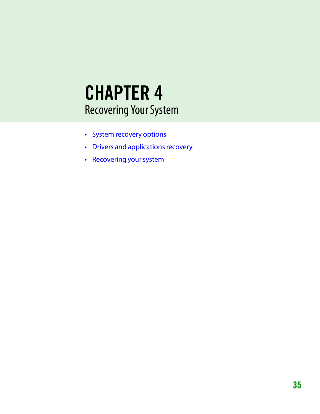 Gateway GT4015H manual Recovering Your System 