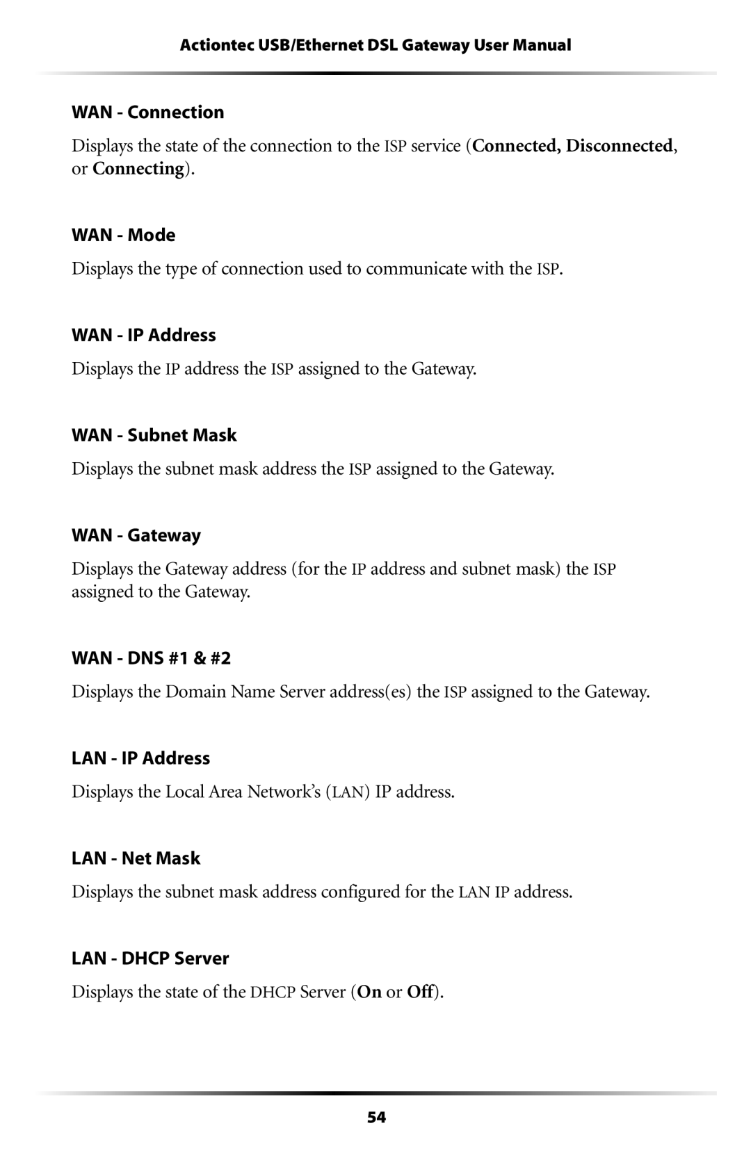 Gateway GT704 user manual 