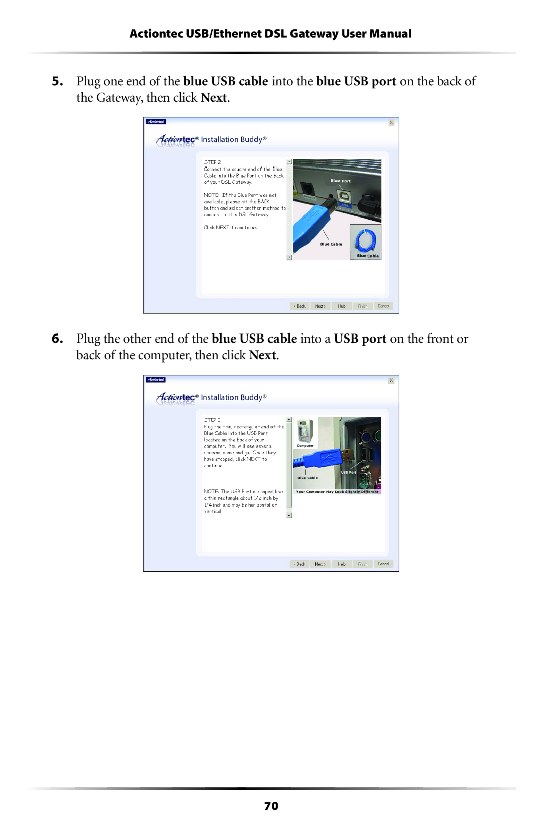 Gateway GT704 user manual 