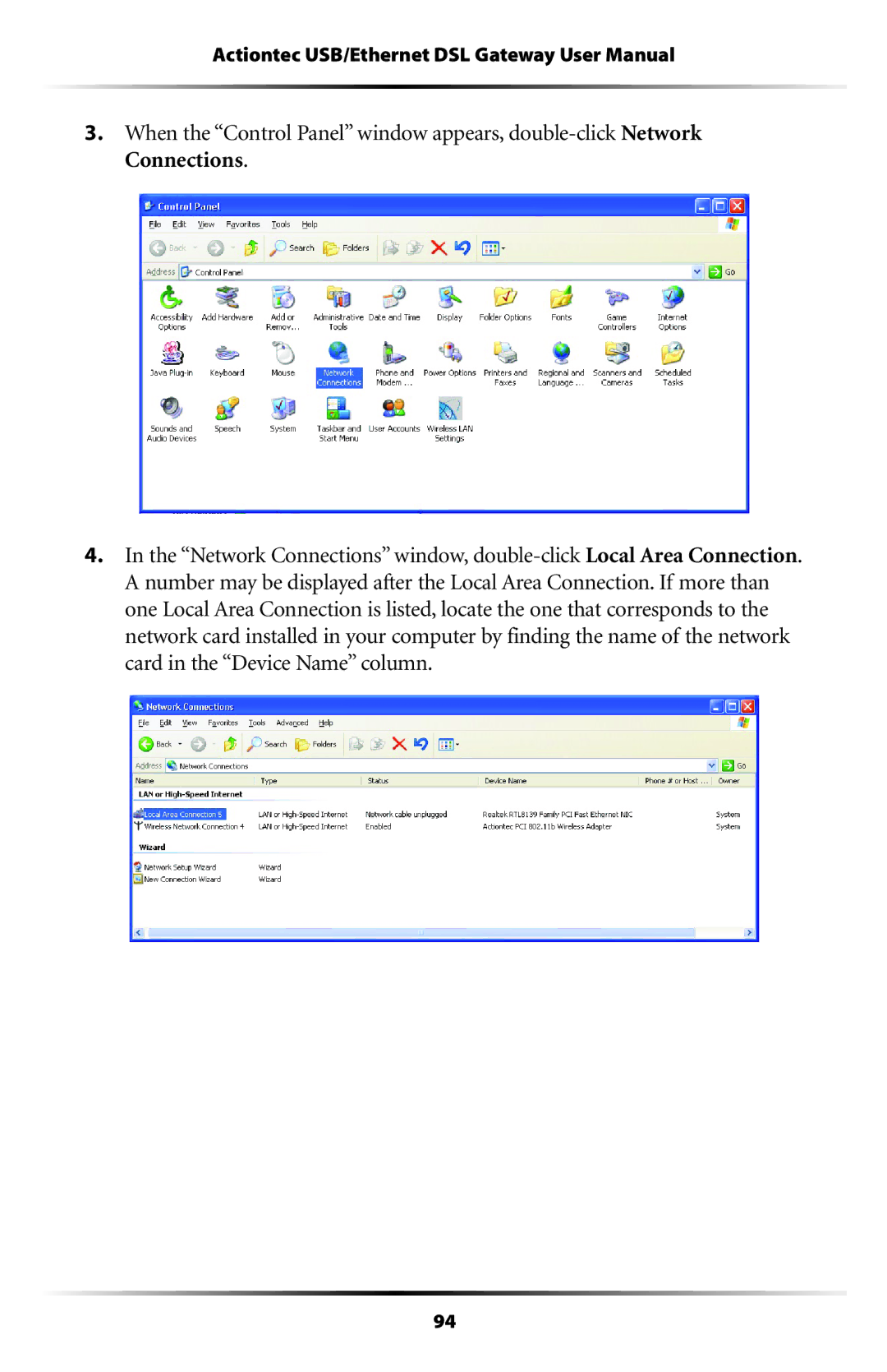 Gateway GT704 user manual 