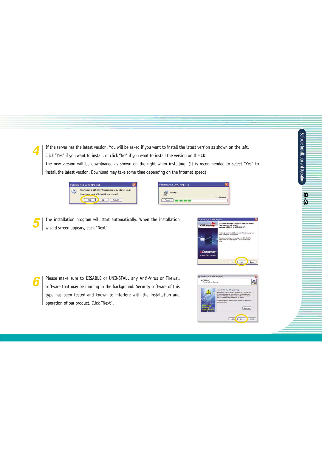 Gateway L110 manual Software Installation and Operation 