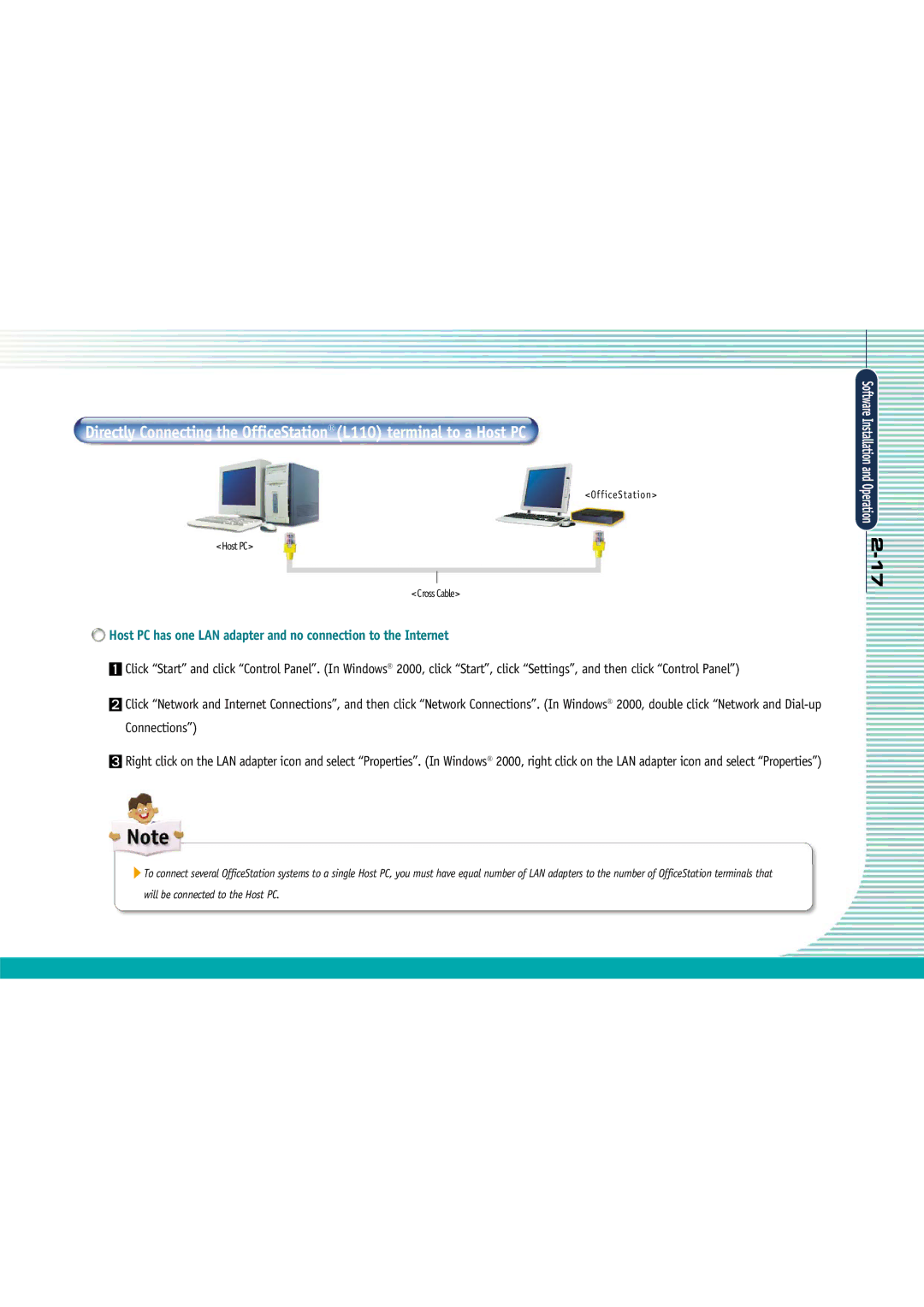 Gateway L110 manual Will be connected to the Host PC 