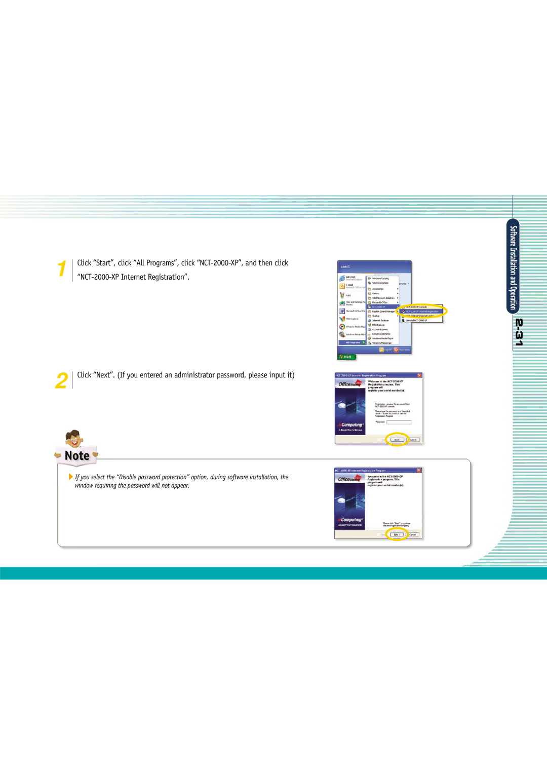 Gateway L110 manual NCT-2000-XP Internet Registration 