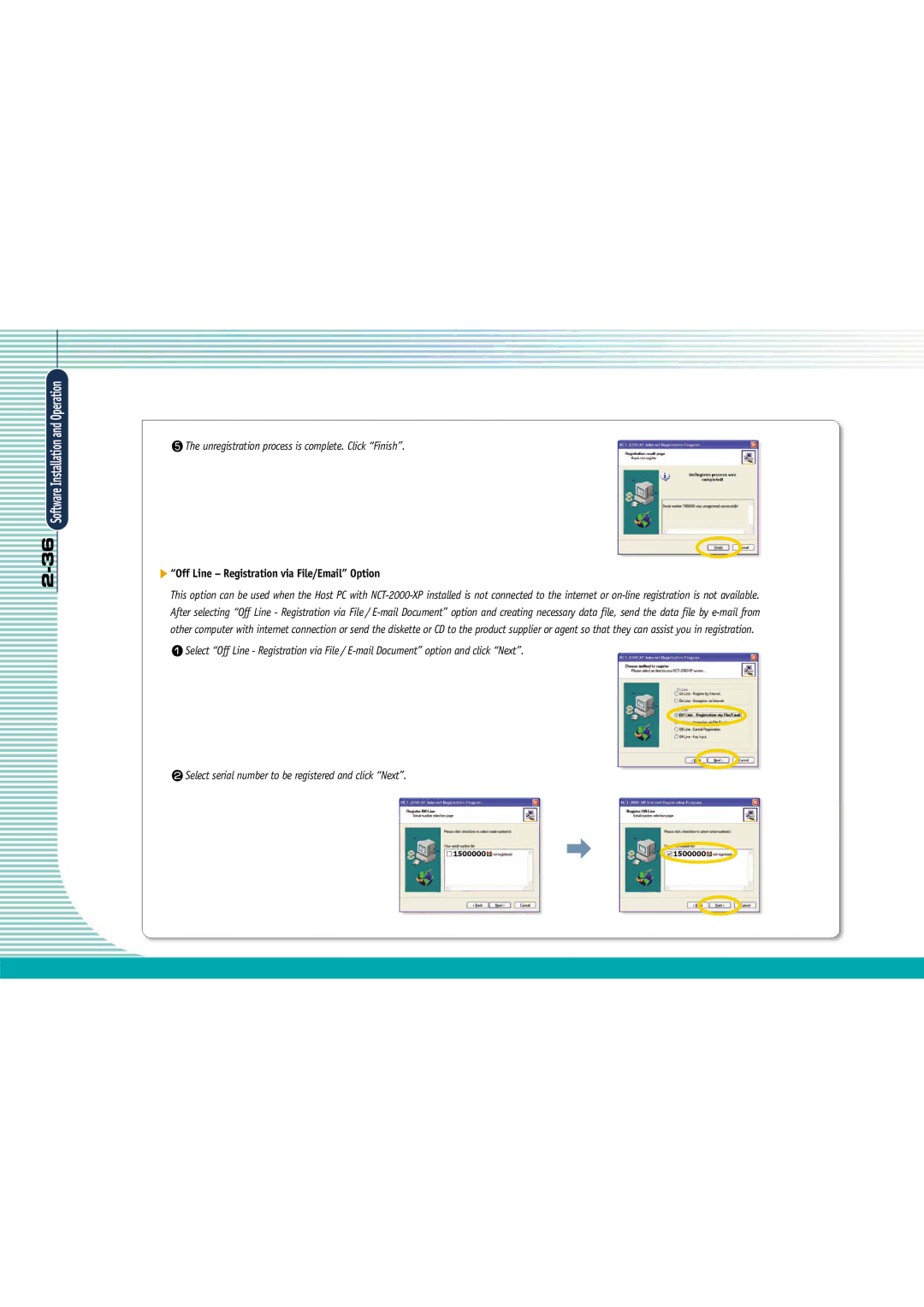 Gateway L110 manual Off Line Registration via File/Email Option 