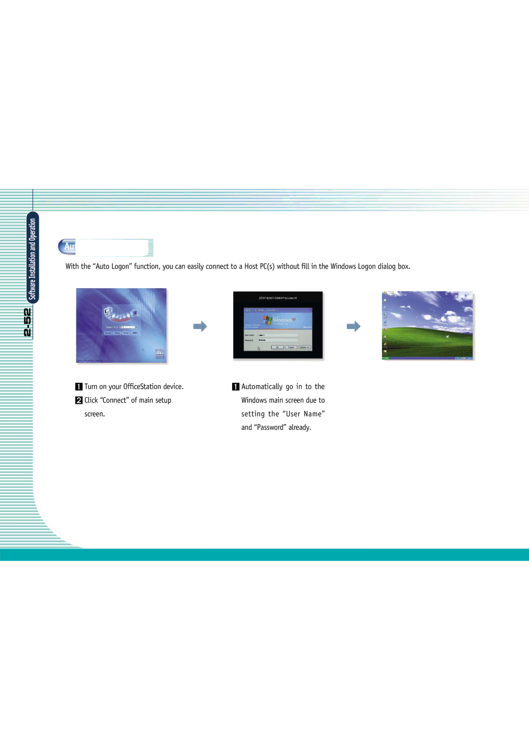 Gateway L110 manual Auto Logon Function 