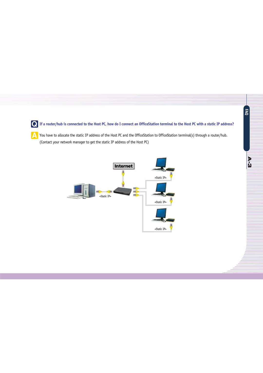 Gateway L110 manual Static IP 