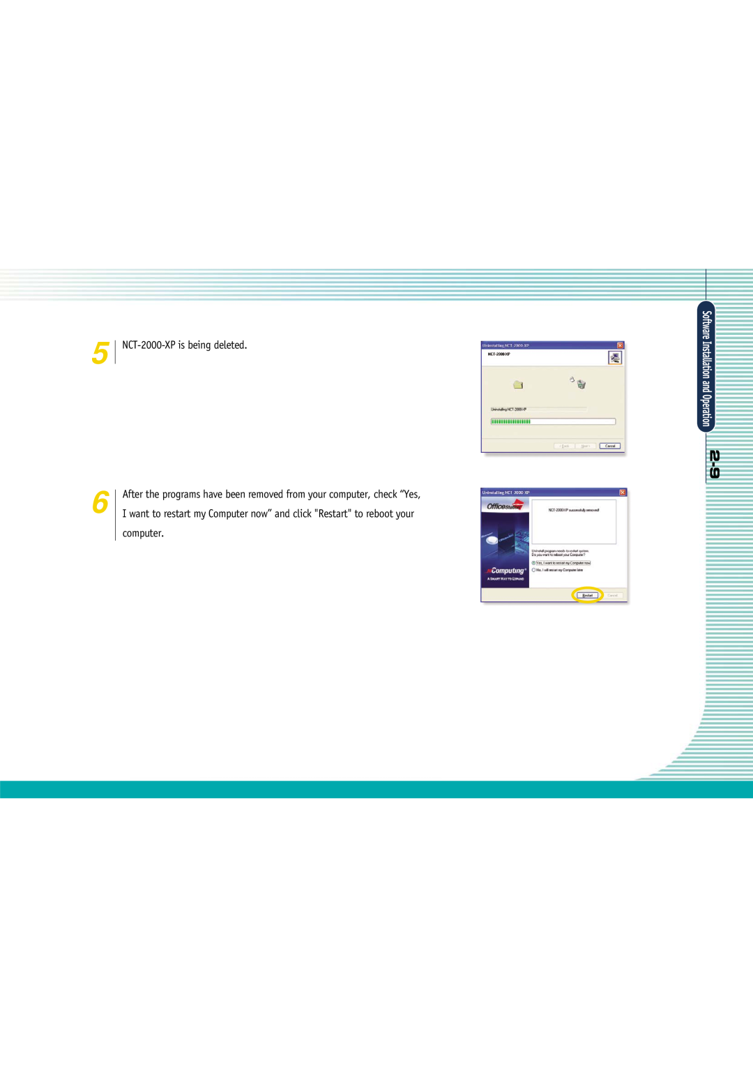 Gateway L110 manual NCT-2000-XP is being deleted, Software Installation and Operation 