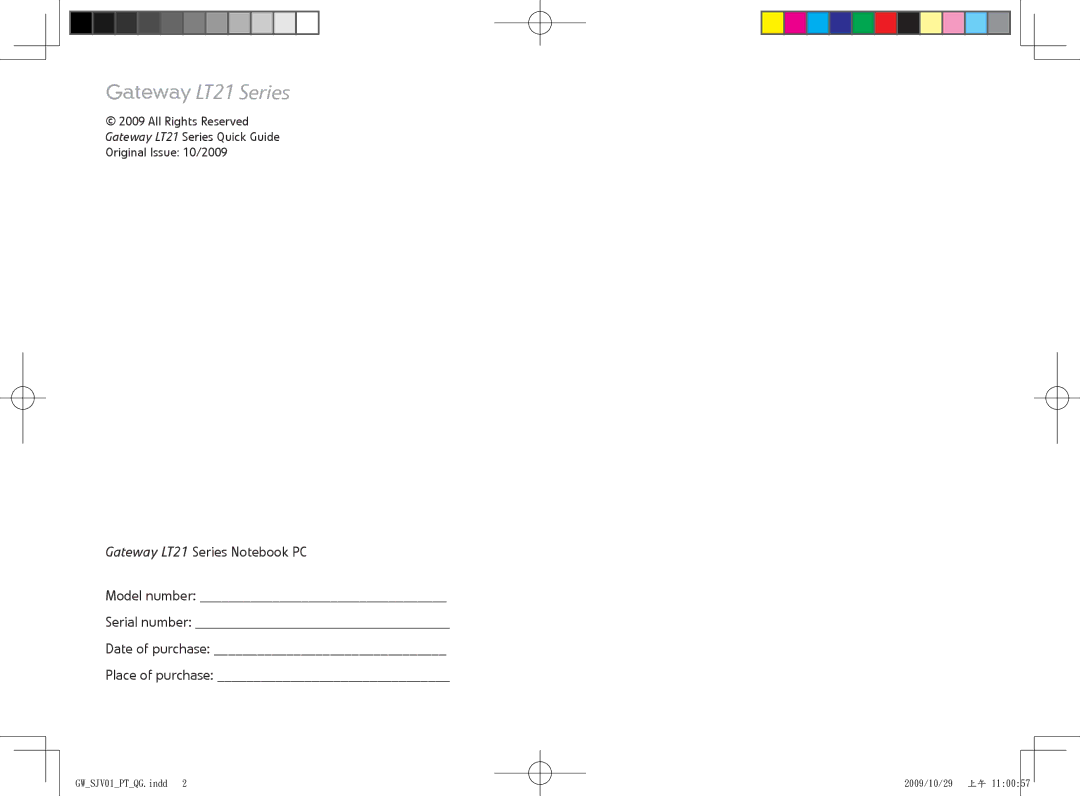 Gateway manual LT21 Series 