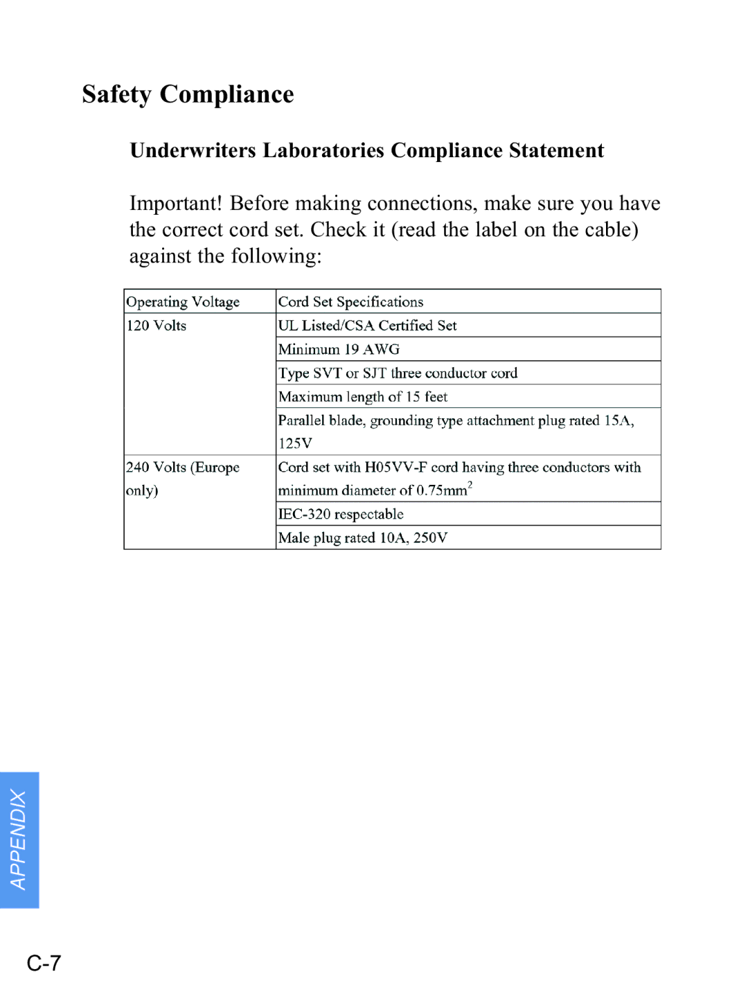 Gateway none manual Safety Compliance 