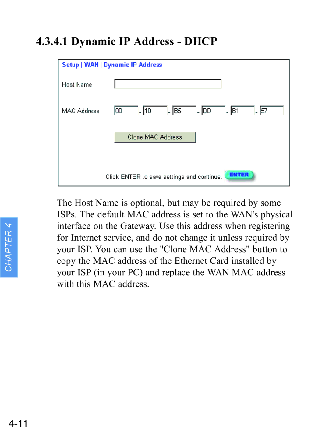 Gateway none manual Dynamic IP Address Dhcp 