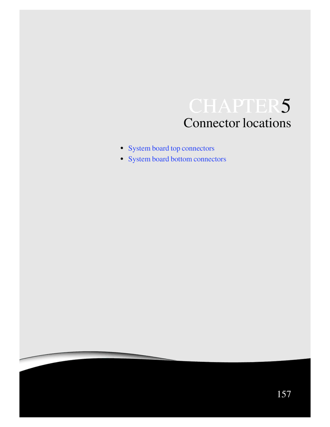 Gateway p-79 manual Connector locations 