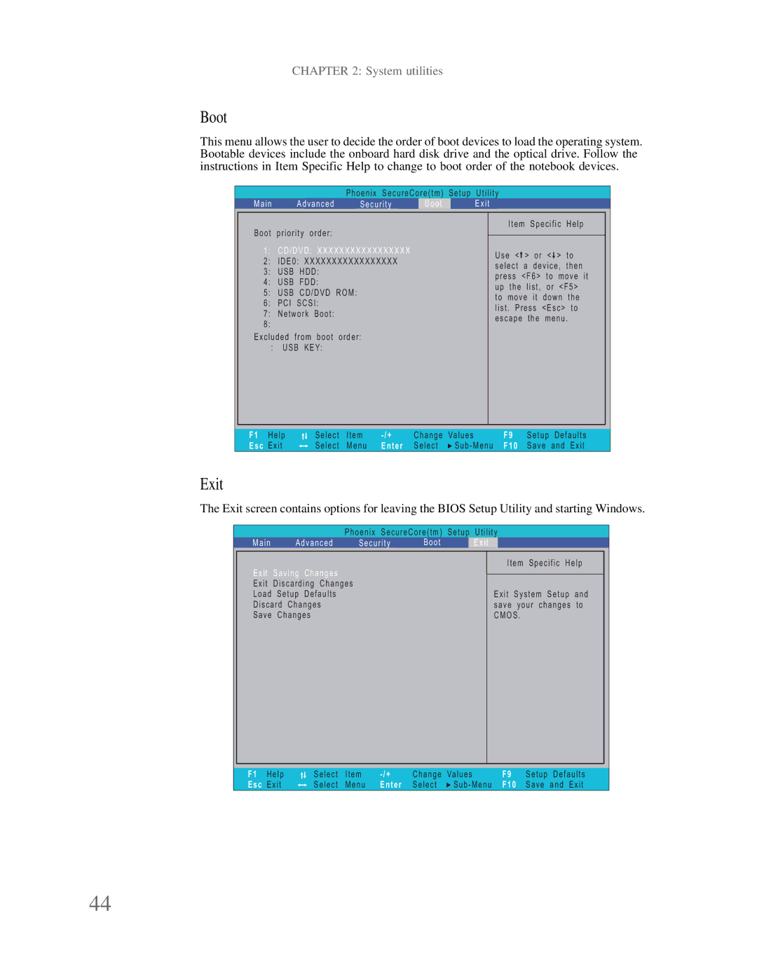 Gateway p-79 manual Boot 