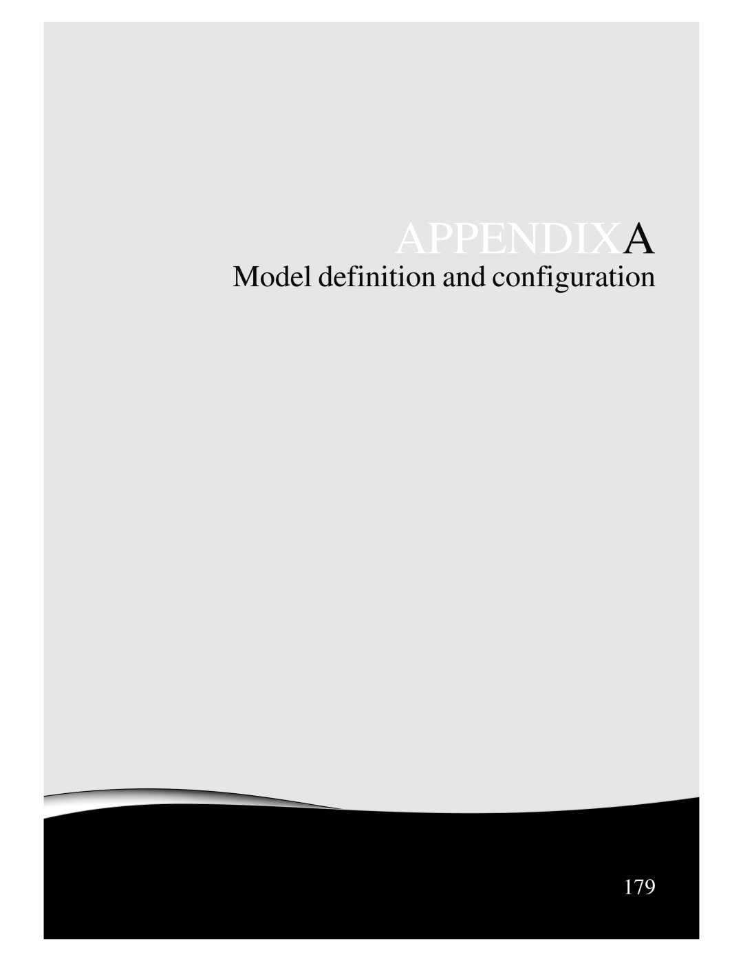 Gateway p-79 manual Appendixa, Model definition and configuration 