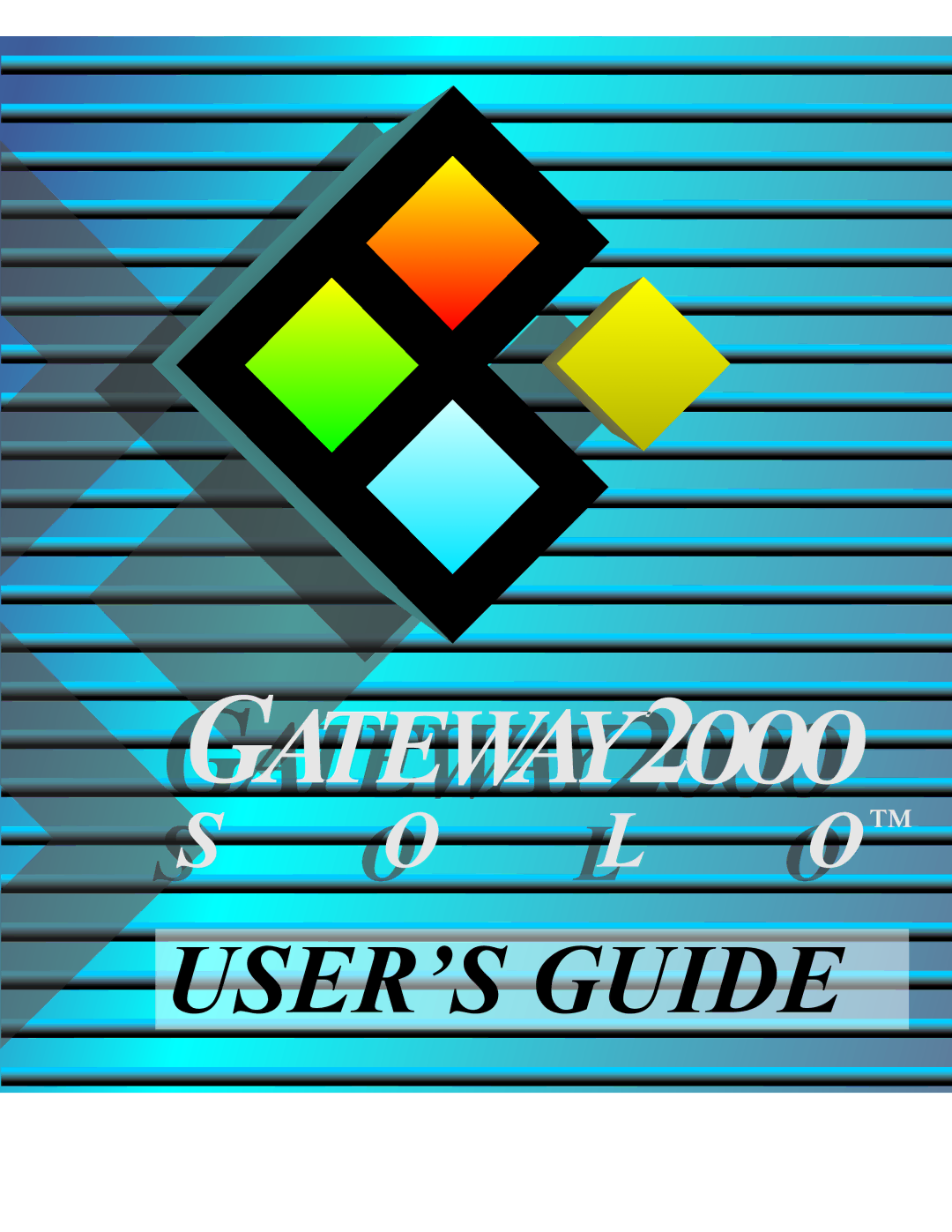 Gateway SYSMAN017AAUS manual USER’S Guide 