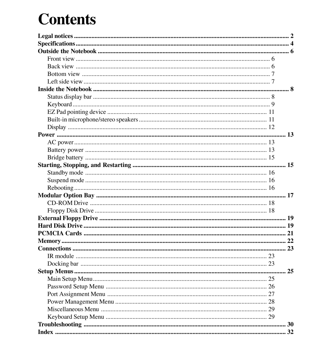 Gateway SYSMAN017AAUS manual Contents 