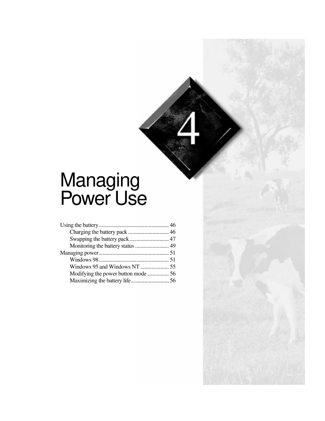 Gateway TM 5150 manual Managing Power Use 