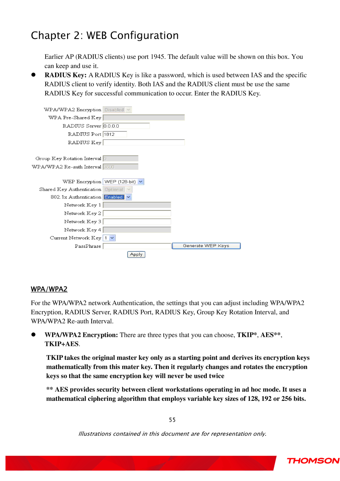 Gateway TWG870 user manual WPA/WPA2 