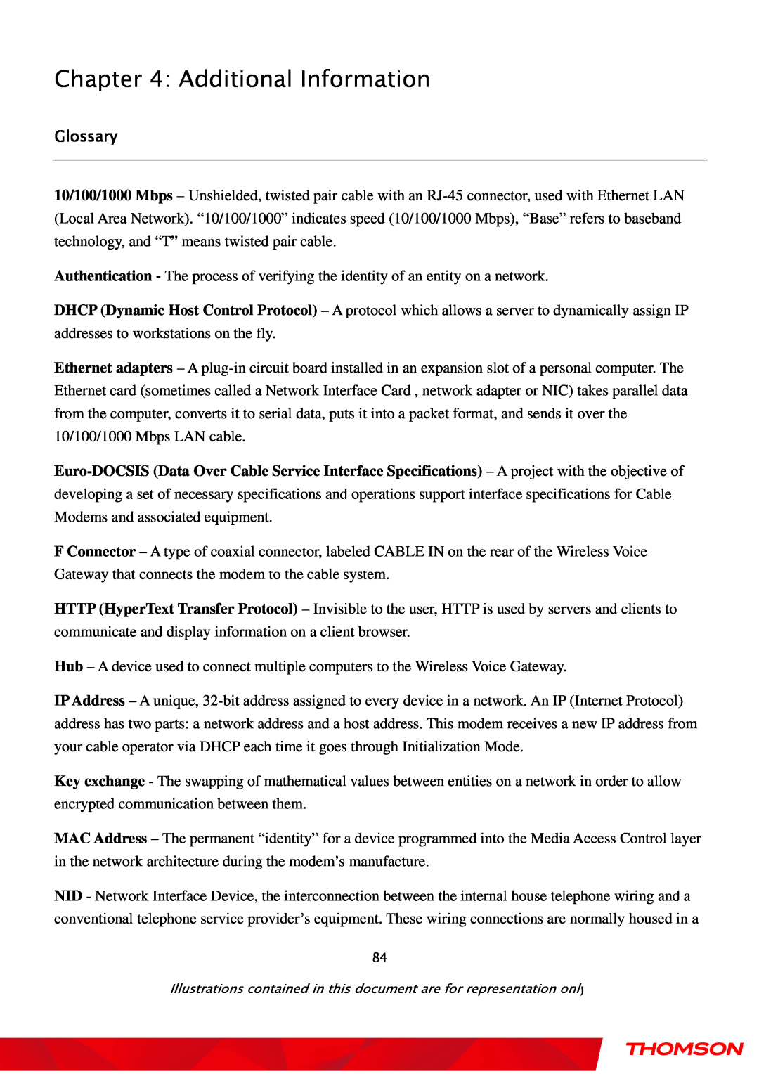 Gateway TWG870 user manual Additional Information, Glossary 