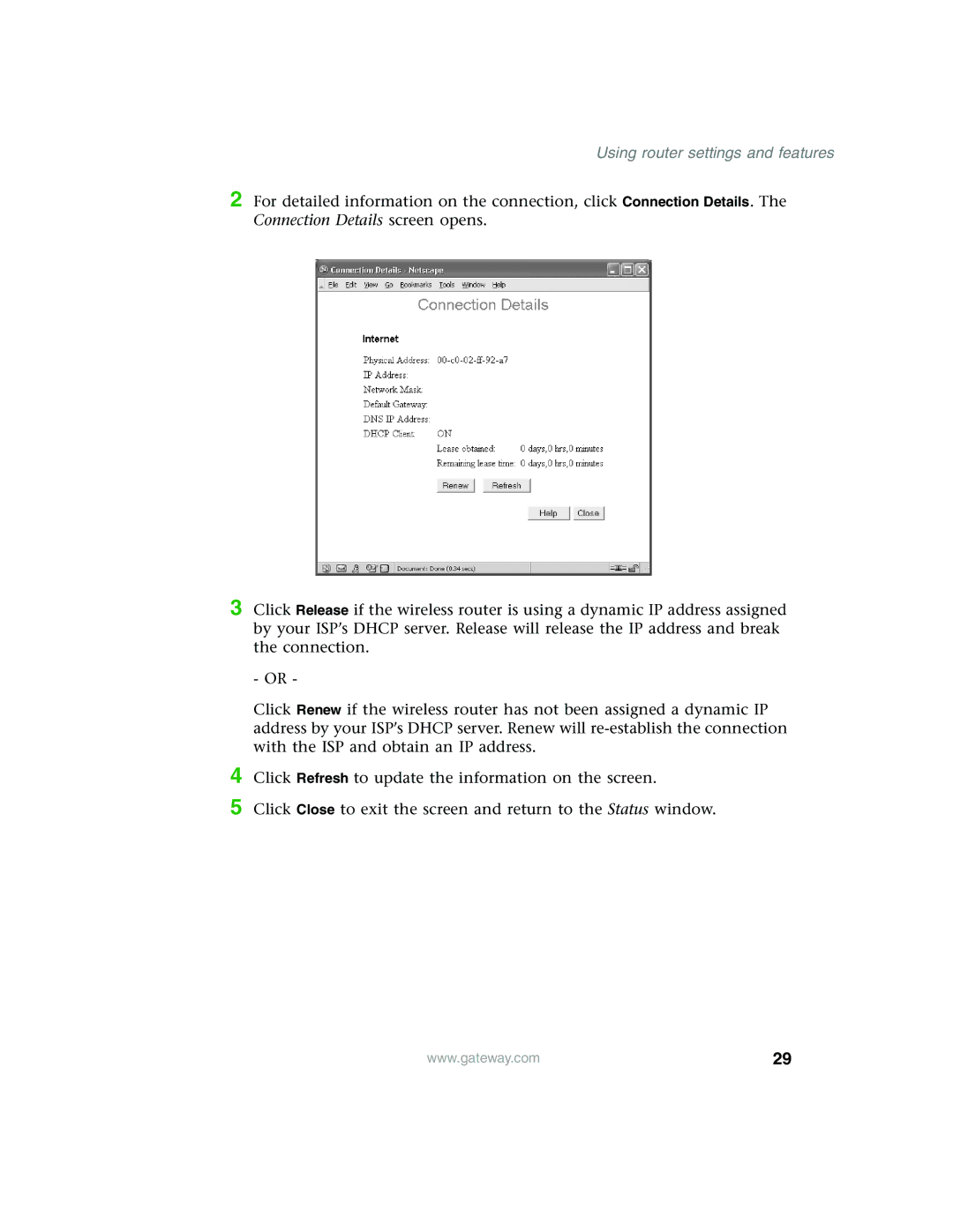 Gateway WBR-100 manual 