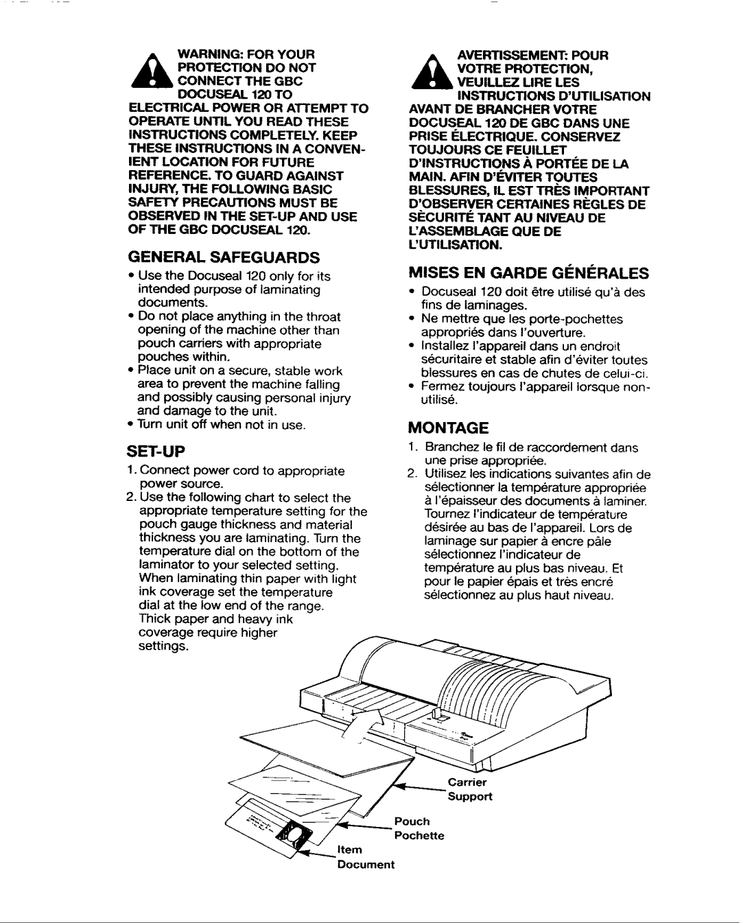 GBC 120 manual 