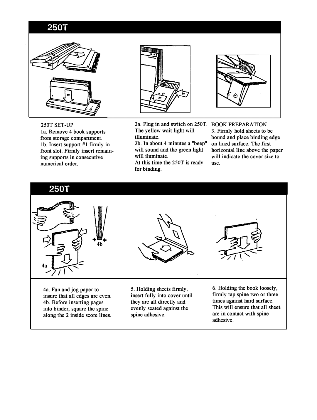 GBC 250T manual 