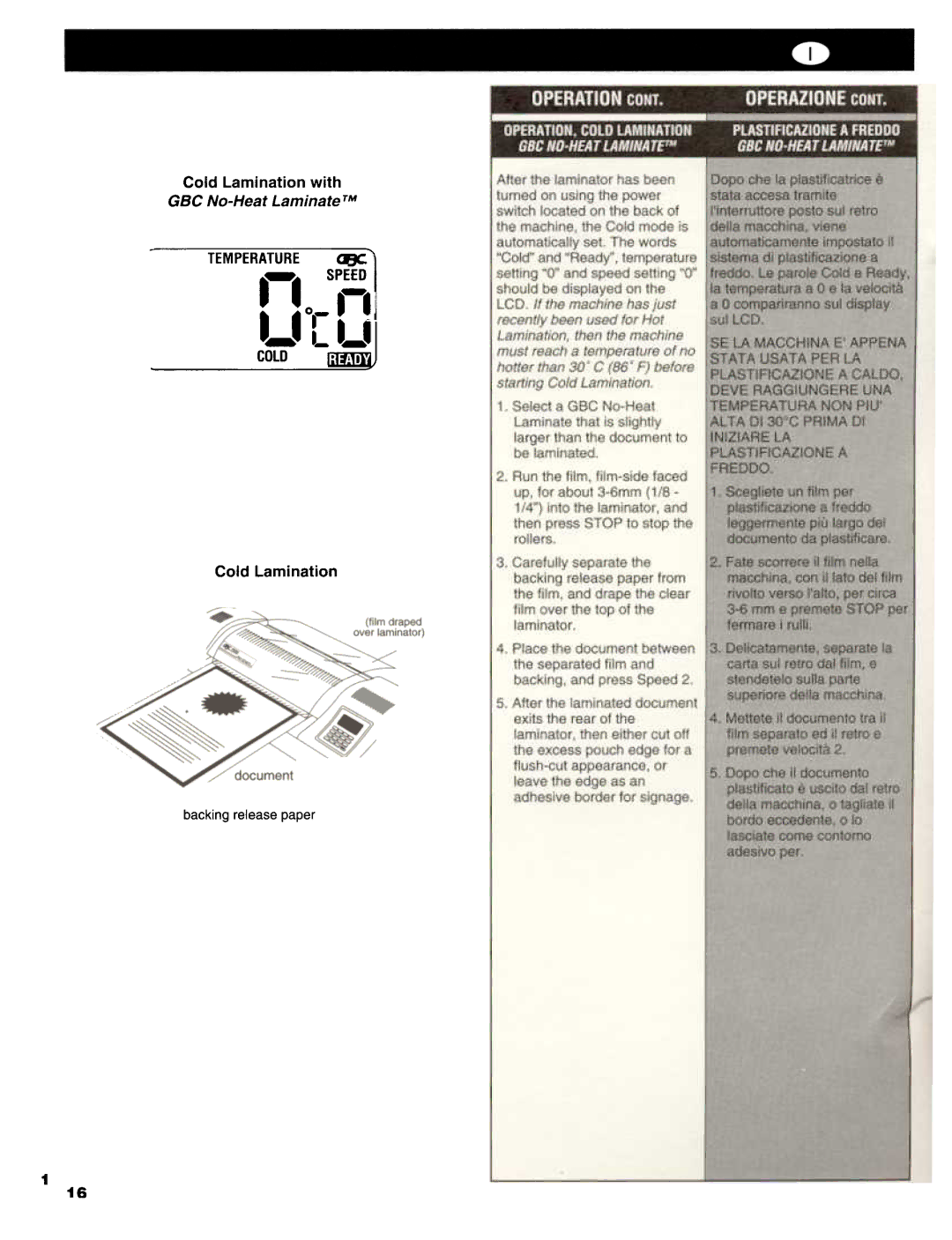 GBC 3500 manual =.L~ 