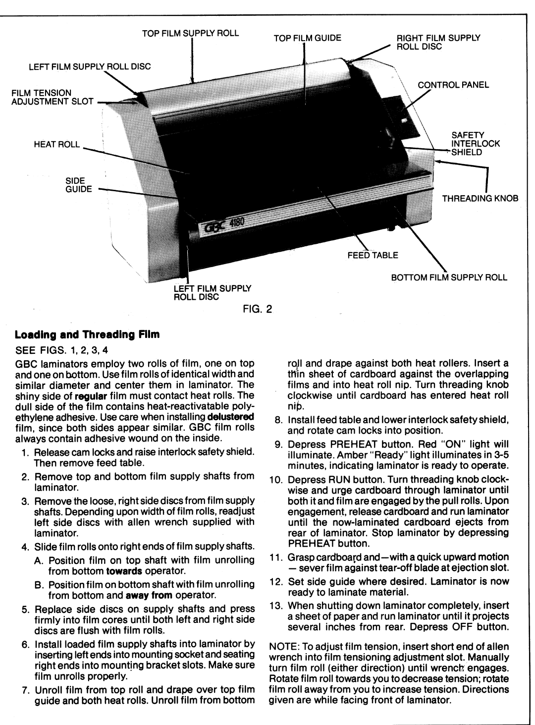 GBC 4180, 4120 manual 