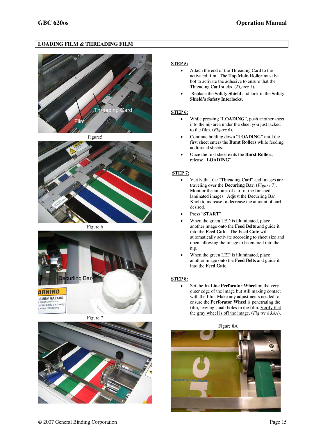 GBC 620OS operation manual Shield’s Safety Interlocks 