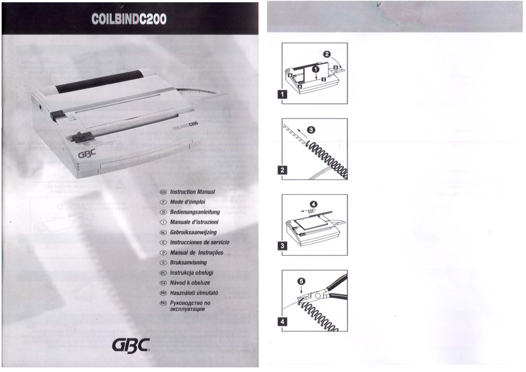 GBC C200 manual 