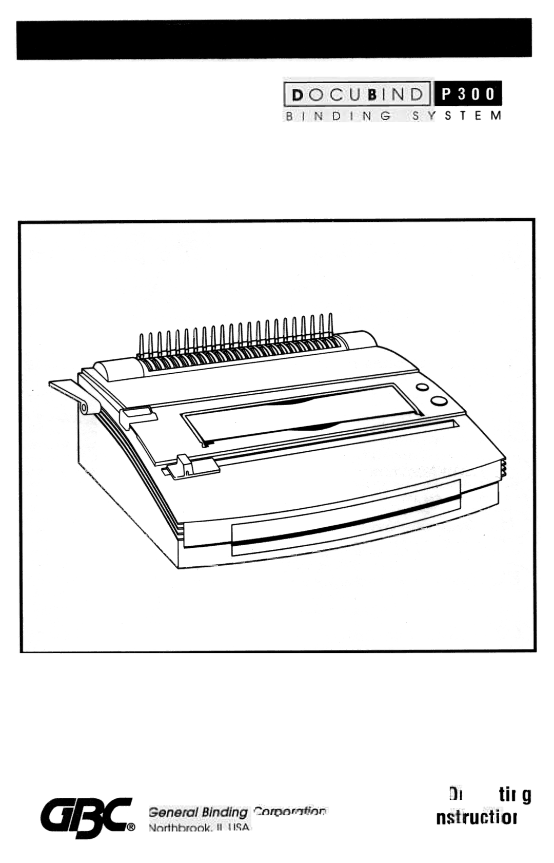 GBC P300 manual 