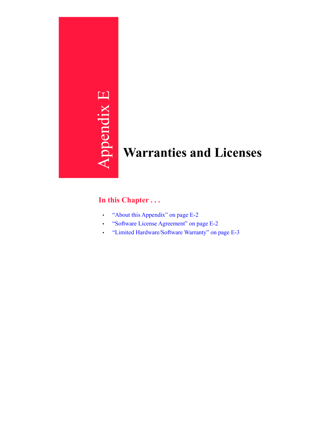 GCC Printers 16 manual Appendix E 