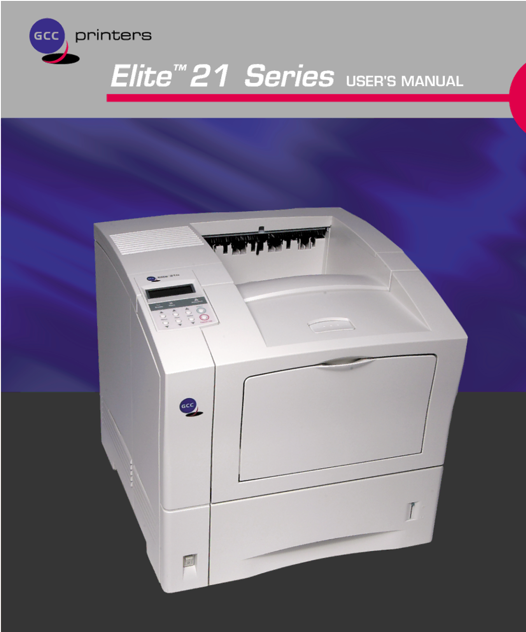 GCC Printers 21 Series manual 