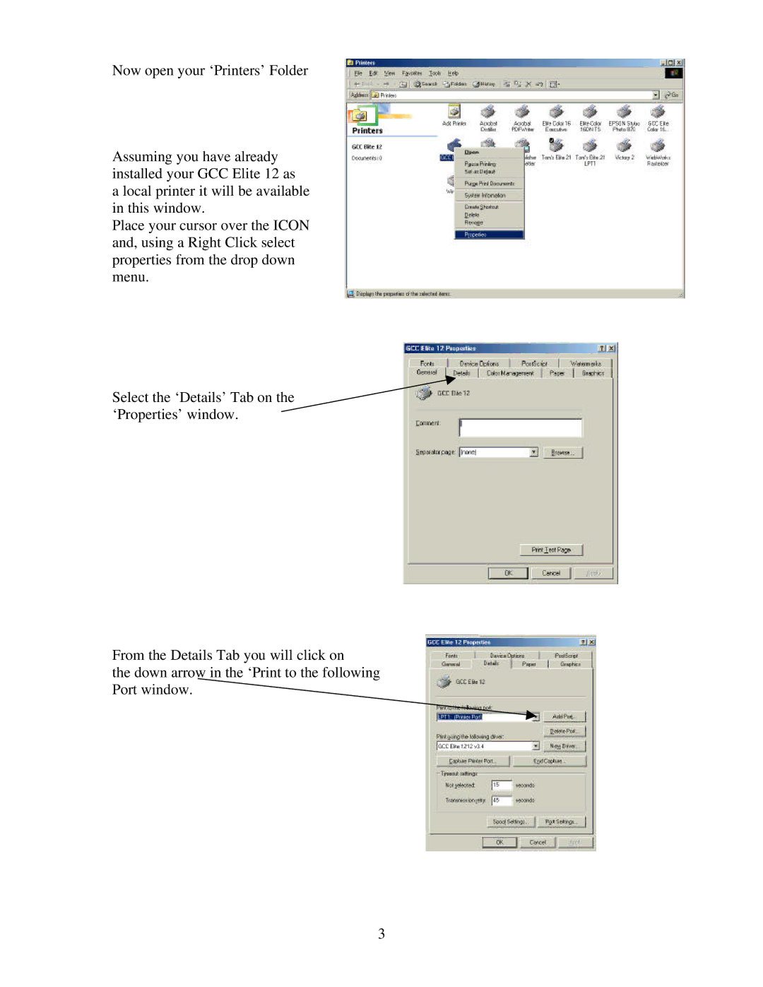 GCC Printers ELITE 12, ELITE XL8, ELITE XL16, XL 20 manual 