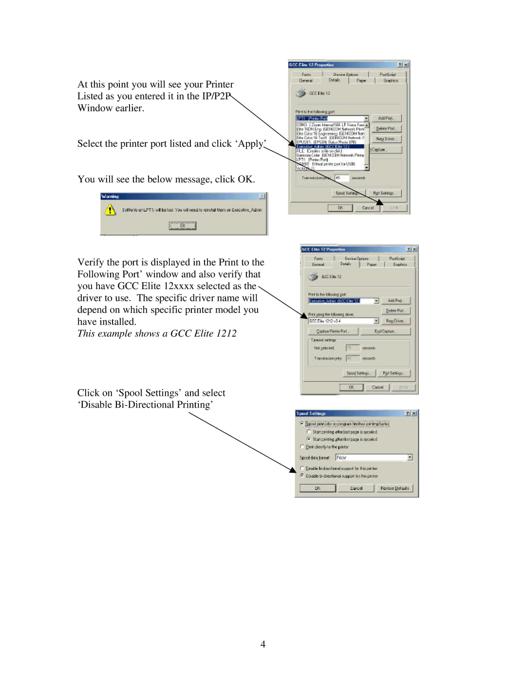 GCC Printers ELITE XL8, ELITE XL16, XL 20, ELITE 12 manual This example shows a GCC Elite 