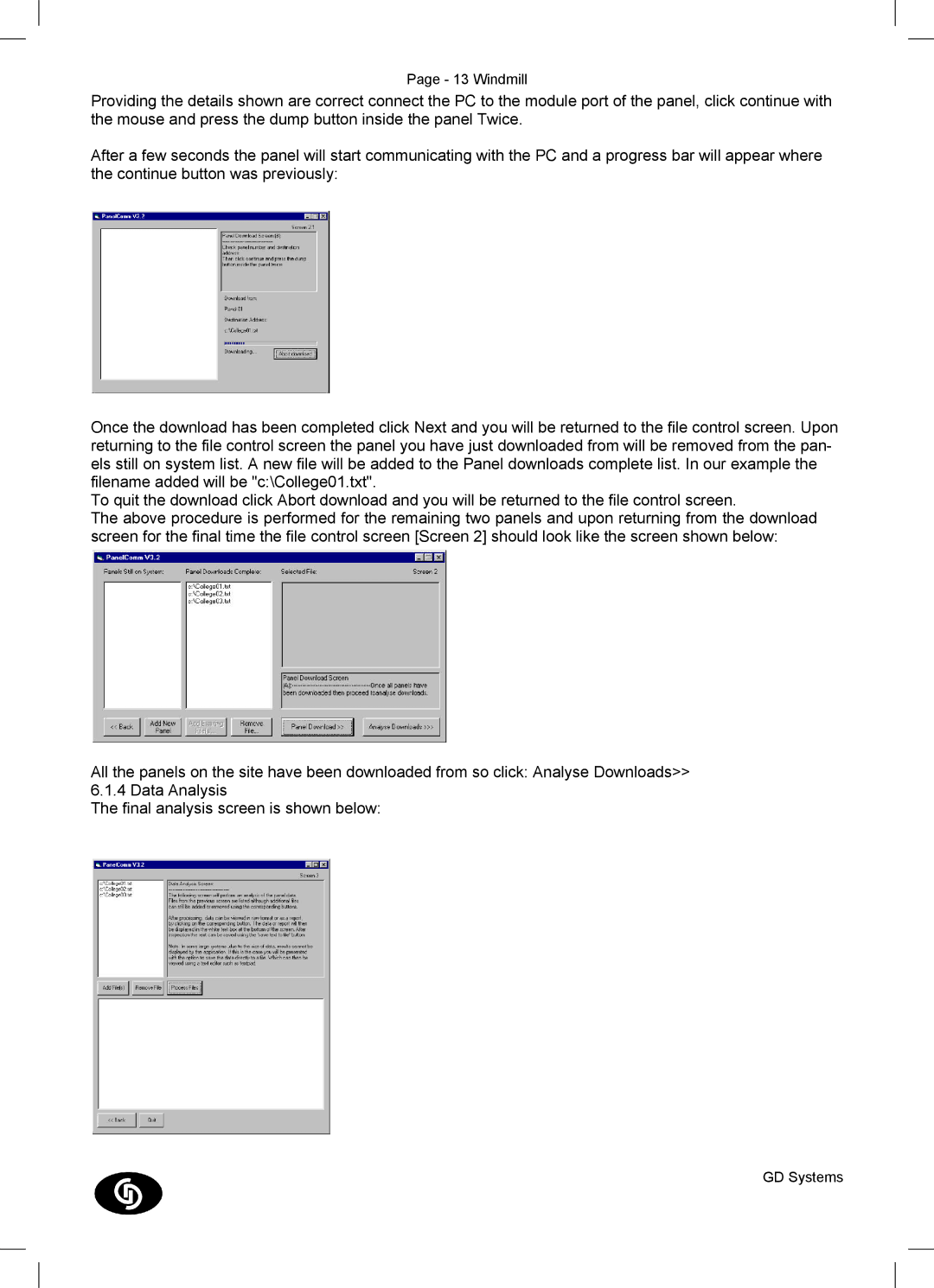 GD Commerce EDA-M350, EDA-M300, EDA-M100, EDA-M200, EDA-M150, Control and Booster Panels manual Windmill 