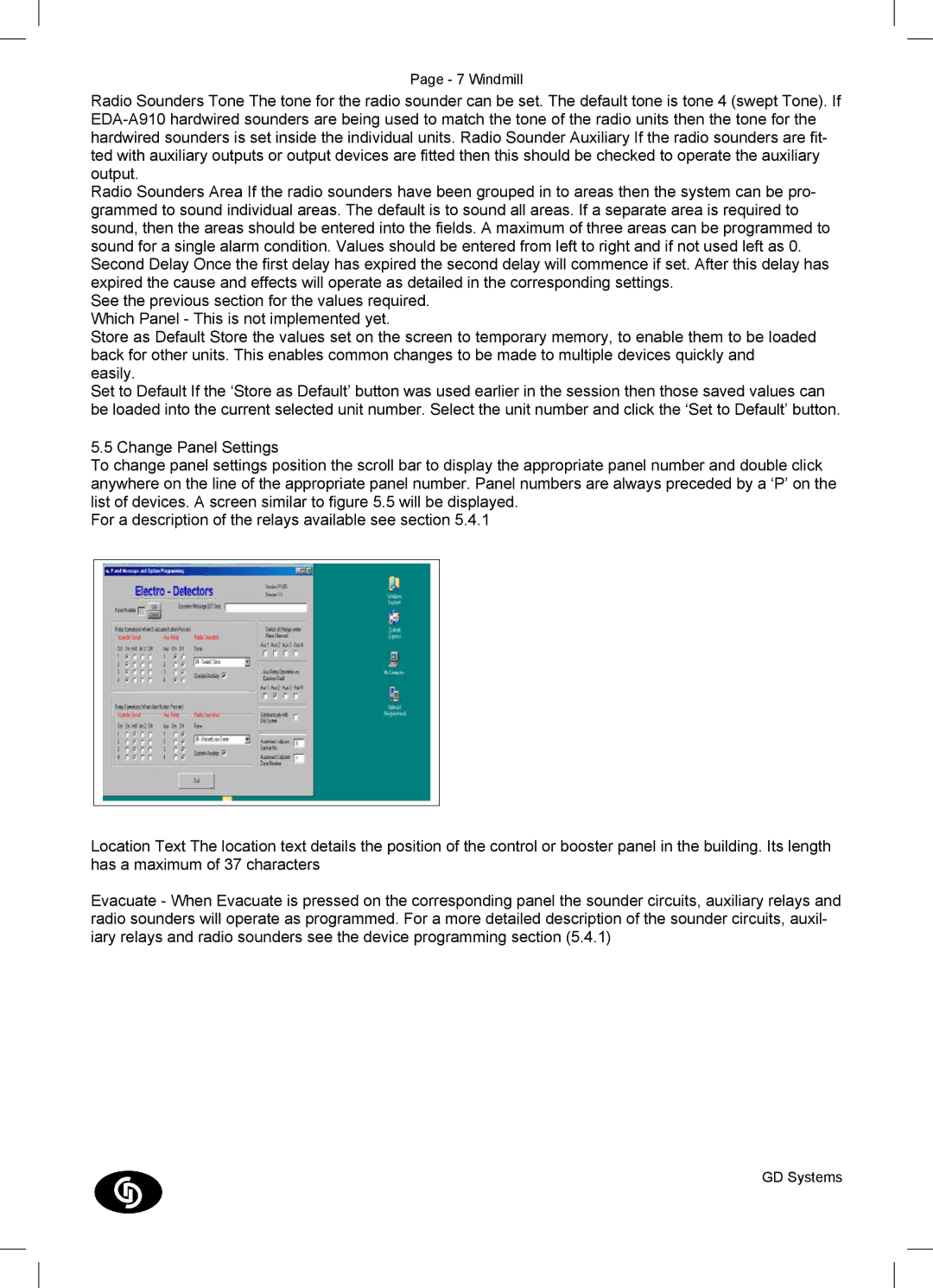 GD Commerce EDA-M350, EDA-M300, EDA-M100, EDA-M200, EDA-M150, Control and Booster Panels manual Windmill 