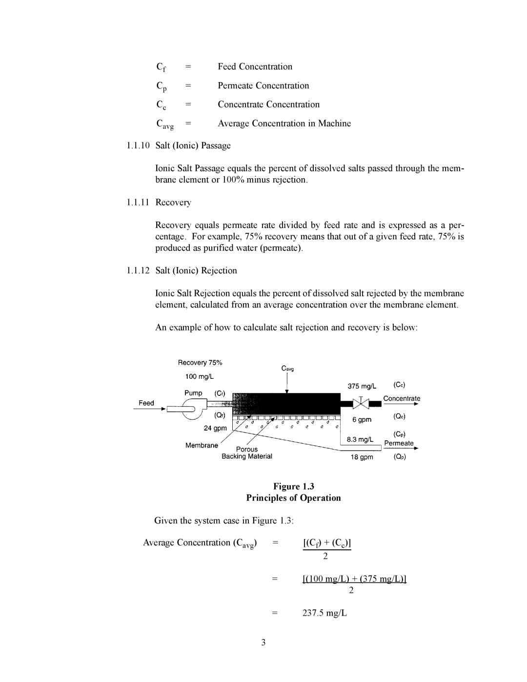 GE E4H-CE Series, E8-CE Series, 000 gpd to 288 manual Principles of Operation 