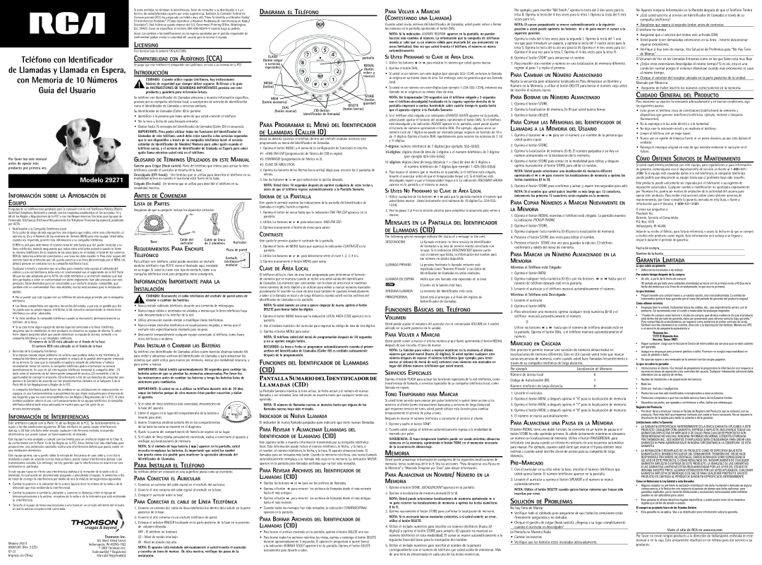 GE 00005381 Información sobre la Aprobación de Equipo, Información de Interferencias, Compatibilidad con Audífonos CCA 